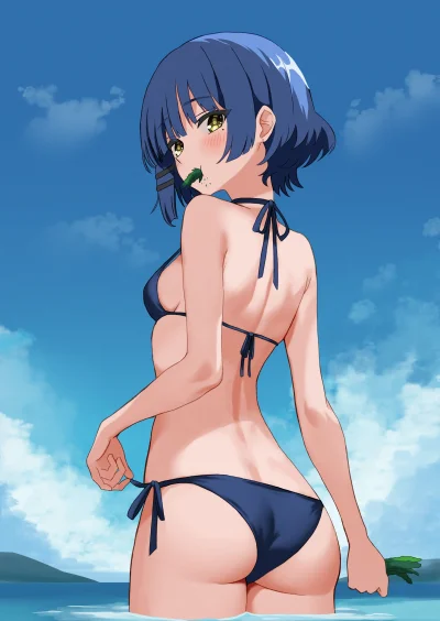 d.....k - #anime #bocchitherock #ryouyamada #swimsuit #randomanimeshit