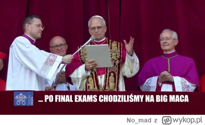 No_mad - Papież Leon XIV w trakcie pielgrzymki w rodzinnym Chicago 
#heheszki #humoro...