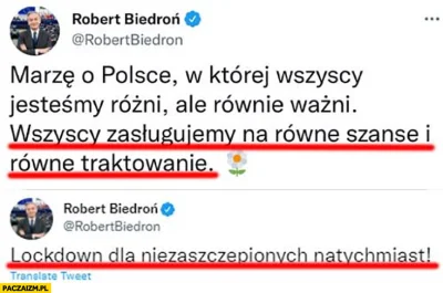 8kiwi - Dziwne że Biedronia co chciał odbierać prawa niezaszczepionym jeszcze nikt ni...