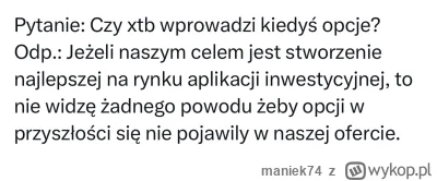 maniek74 - #gielda #meczennicyxtb

Opcje na XTB? Prezes nie mówi nie ( ͡° ͜ʖ ͡°)wtedy...