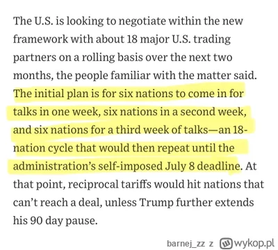 barnej_zz - Administracja prezydenta Trumpa planuje prowadzić rozmowy w trzech cyklac...
