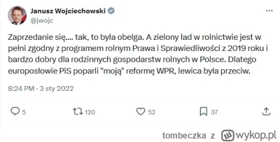 tombeczka - Pisowski komisarz UE Janusz Wojciechowski o "Zielonym Ładzie", dnia 3 sty...