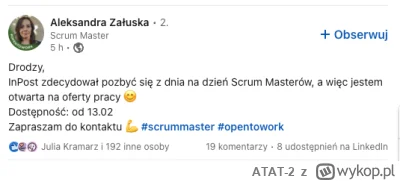 ATAT-2 - Wszyscy hejterzy spod tagu #scrum mogą się dziś wieczorem brandzlować do teg...