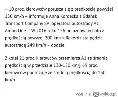PiotrFr - @cwlmod: 
 Ale co mam mi to pokazać? Że miernoty drogowe jadą 100 i jeszcze...