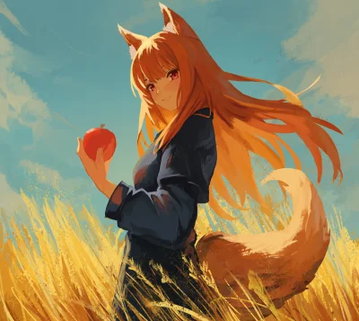 LatajacaPapryka512 - #anime #randomanimeshit #spiceandwolf #holo