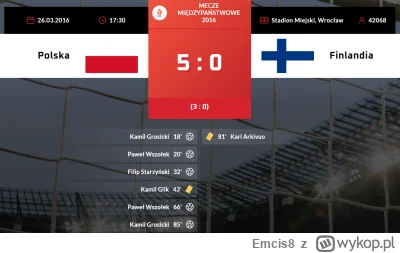 Emcis8 - @NanuszJowak91: Przypominam też, że był taki mecz z Finlandią, gdzie obaj us...