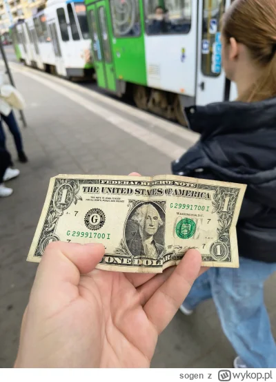 sogen - stoję na wyszka i patrzę jak dolar traci na wartości 

#szczecin #dolar #usa