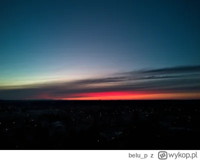 belu_p - Wczorajszy zachód Słońca z widokiem na Śnieżkę (z Wrocławia/Stabłowice).

#d...