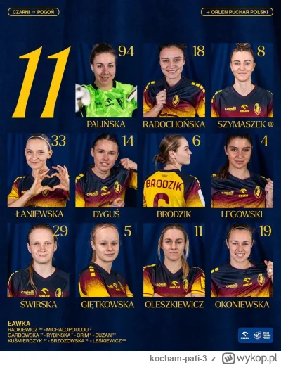 kocham-pati-3 - #mecz W takim składzie Pogoń powalczy o pierwszy puchar w historii kl...