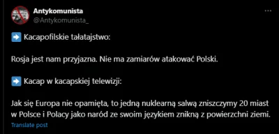 N.....2 - Nasi bracia Rosjanie nigdy by czegos takiego nie powiedzieli... 
#ukraina #...