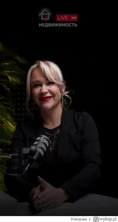 Pokojowa - rosja: Marina Orlova - Agentka nieruchomości z Tomska podczas wywiadu, w c...