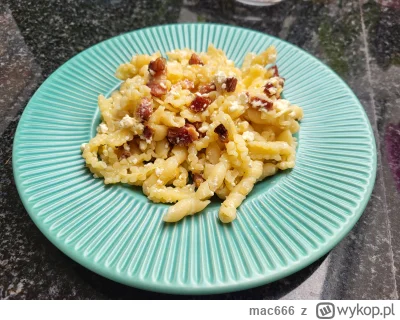 mac666 - Smaki dzieciństwa - makaron z boczkiem i twarogiem.

A przy okazji zużyty tw...