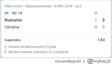 OsraneMajtyXD - ale ukry dzisiaj kuponow #!$%@? XD
#pilkanozna #bukmacherka