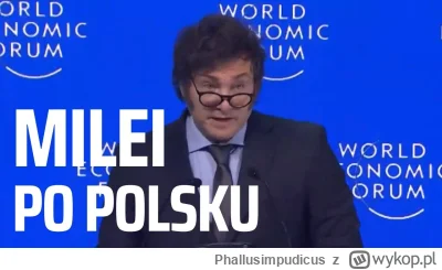 Phallusimpudicus - 22 minutowy egzorcyzm Javiera Milei na socjalistach z WEF w Davos
...