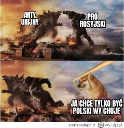 Robson86pn - "Ja p------e. Jesteśmy zgubieni. Widzę, że jednak Polacy lubią być pod r...