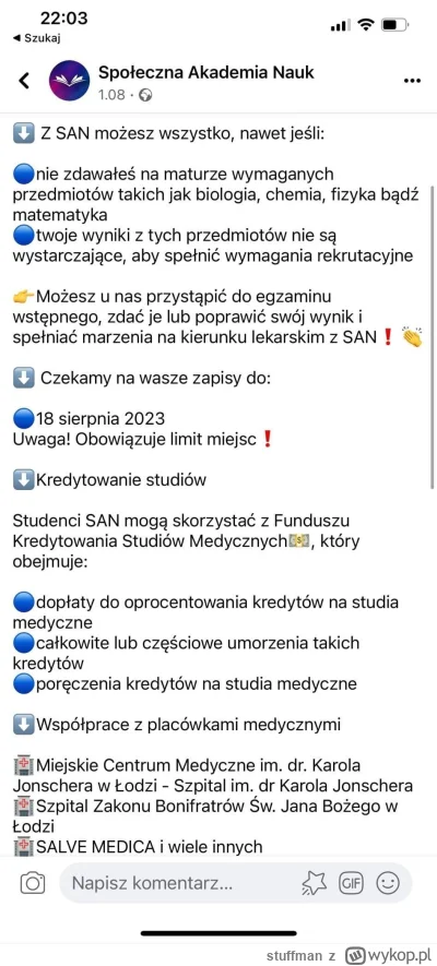 stuffman - >https://podyplomie.pl/aktualnosci/09085,zeby-dostac-sie-na-medycyne-nie-t...