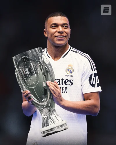 Vizley - Kylian Mbappe w Realu Madrid:
- 1 mecz
- 1 bramka
- 1 trofeum
#mecz #pilkano...