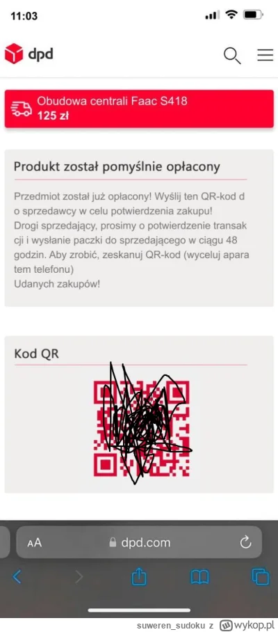 suweren_sudoku - To jest jakiś scam? Ojciec takie coś dostał razem z wiadomością na W...