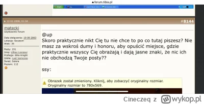 Cineczeq - @Jhud Matecki ostro o Szmateckim na wykopie!