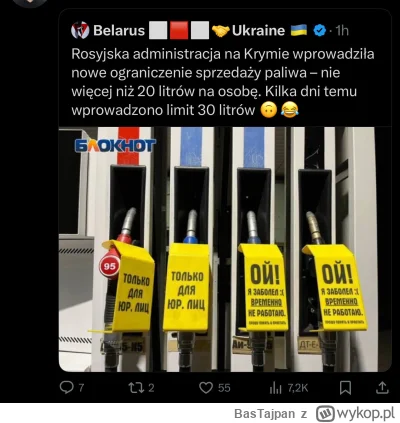 BasTajpan - Jak tam grooveer @Metris ? Ataki na ruskie rafinerie nadal nic nie dają? ...