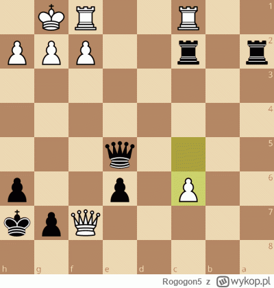 Rogogon5 - #szachy Białe mają tutaj ładną taktyczkę.