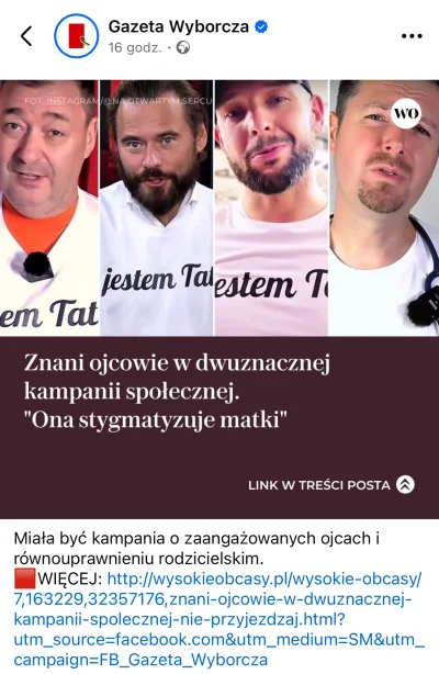 nonOfUsAreFree - Czy kampania z hasłem “jestem tatą” może kogoś urażać?
Przedstawiam ...