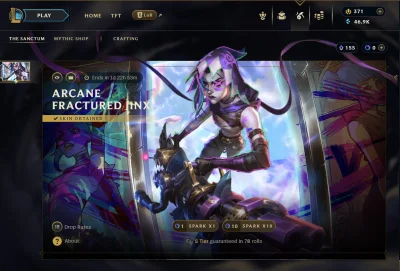 CptTeemo - Dropnęła mi nowa Jinx w pierwszej rolce. Powinienem chyba zagrać w totka.
...