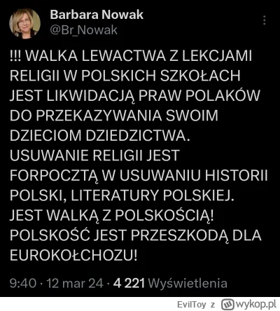 EvilToy - To coś było kuratorem oświaty za PiS-u...

Nigdy więcej.

#neuropa #bekazpr...