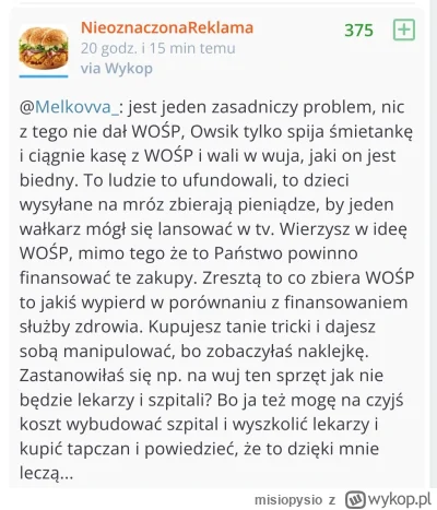 misiopysio - Chciałbym rozpocząć wątek tutaj, bo tak zebrało się już 200 komentarzy a...