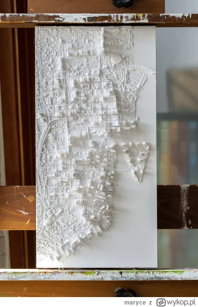 maryce - Chodzi za mną pomysł wydrukowania swojego miasta w 3D, coś mniej więcej taki...
