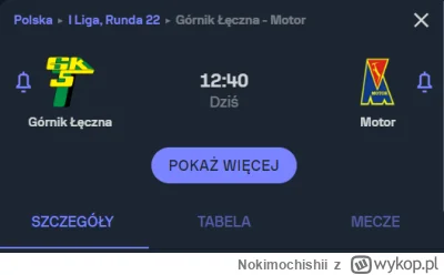 Nokimochishii - Już dziś o 12:40 hit nad hity, derby Lubelszczyzny.
Kto dzisiaj okaże...