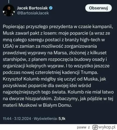 paww - #geopolityka #bartosiak #urojenia #mars #musk
Potężny doktór trzcina tylko koł...