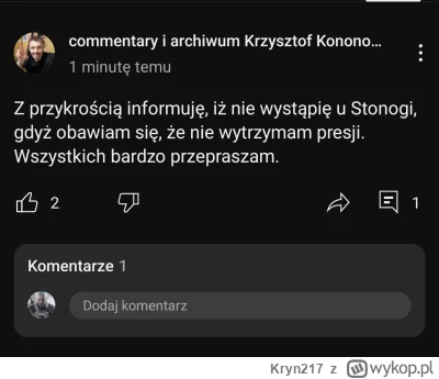 Kryn217 - #kononowicz 
XD #patostreamy