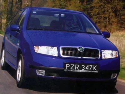 Wojtasz2005 - #czarneblachy Skoda Fabia I :O