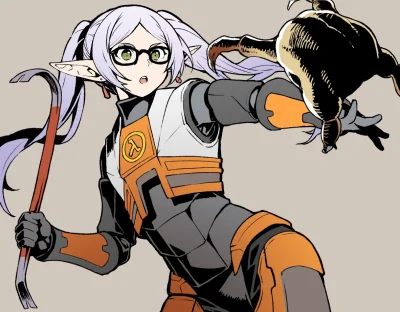 mesugaki - #anime #randomanimeshit #sousounofrieren #halflife #frieren #gordonfreeman