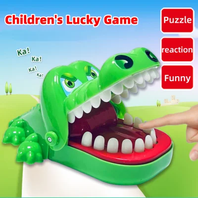 n____S - ❗ Crocodile Teeth Toy Children Crocodile Bites Fingers Reaction Training
〽️ ...