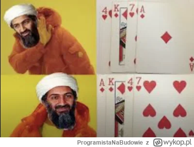 ProgramistaNaBudowie - @MacInc: AK-47 i od razu wiedzą, że albo binladen albo ruskie,...