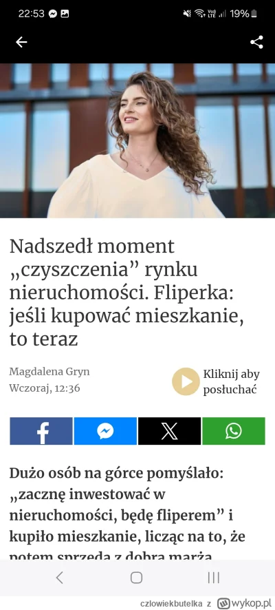 czlowiekbutelka - @mickpl pani fliperka powiedziała! Spadki odwołane