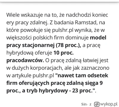 Sin- - Polskie firmy będą miały coraz większe problemy ze znalezieniem pracowników. 
...