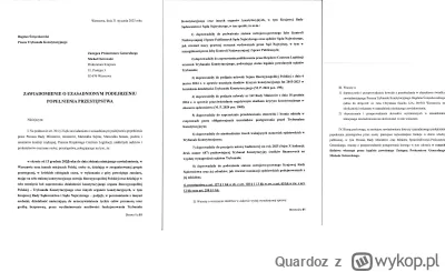 Quardoz - #polityka #bekazpisu #bekazprawakow Wniosek a na pierwszej stronie poprawka...