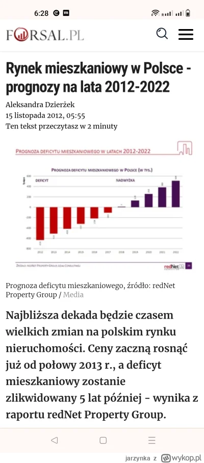 jarzynka - #nieruchomosci Już w 2018 roku nie będzie brakować w Polsce mieszkań.