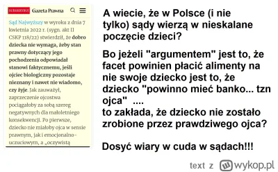 text - Jprd jak to jest w ogóle mozliwe, że na dziecko nie płaci prawdziwy ojciec,  t...