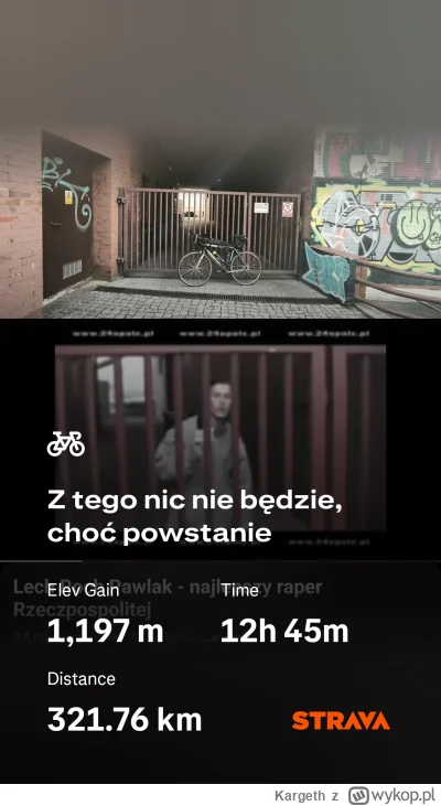 Kargeth - 260 751 + 322 + 10 = 261 083

Pierwsze 300 od dwóch lat. Trasa do Opola w c...