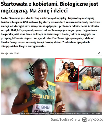 DanteTooMayCry - Lewaki nadaj urągają rozumowi twierdząc, że Lin Yu-Ting i Imane Khel...