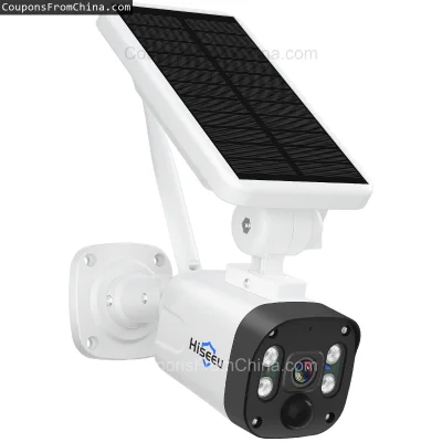 n____S - ❗ Hiseeu 3MP Wireless Solar Camera
〽️ Cena: 57.99 USD (dotąd najniższa w his...