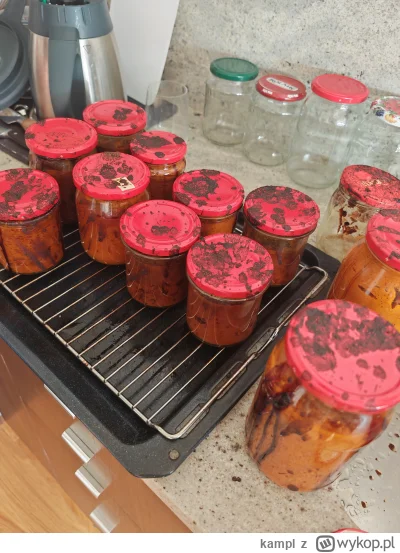 kampl - Mirki wczoraj byly robione rozetwory z pomidorow i pasteryzacja w piekarniku ...