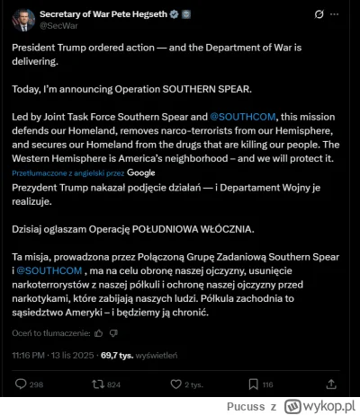 Pucuss - #wenezuela #usa #wojna