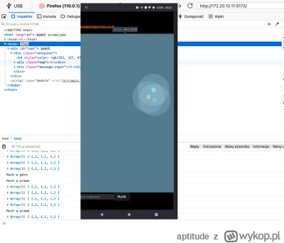 aptitude - Pierwszy raz korzystam z devtoolsów na Firefox na Androidzie, tydzień temu...