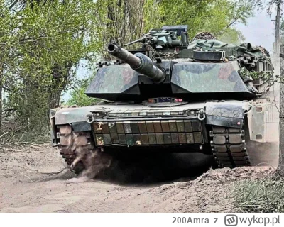 200Amra - Było do przewidzenia: Amerykański czołg M1A1 Abrams z Kontakt-1 :D

#ukrain...