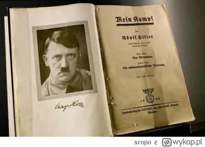 sropo - „Mein Kampf” przez lata stanowiła temat tabu. Co ciekawe, nie doprowadziło to...